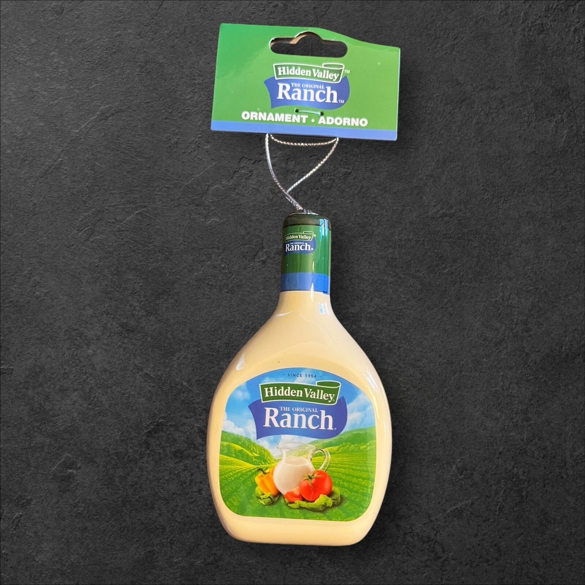 white christmas dresses Ranch Dressing Ornament main image 1