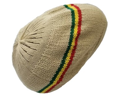 Beret Tam Hat Rasta Hippie Dreads Beanie Reggae Cap Dreadlocks