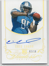 2014 Panini Flawless Rookie Flawless Signatures Gold #5 Eric Ebron 02/10