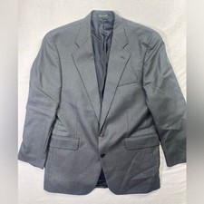 Chaps Ralph Lauren Vintage Blazer 2 button Men's 44 Tall Wool VTG casual preppy