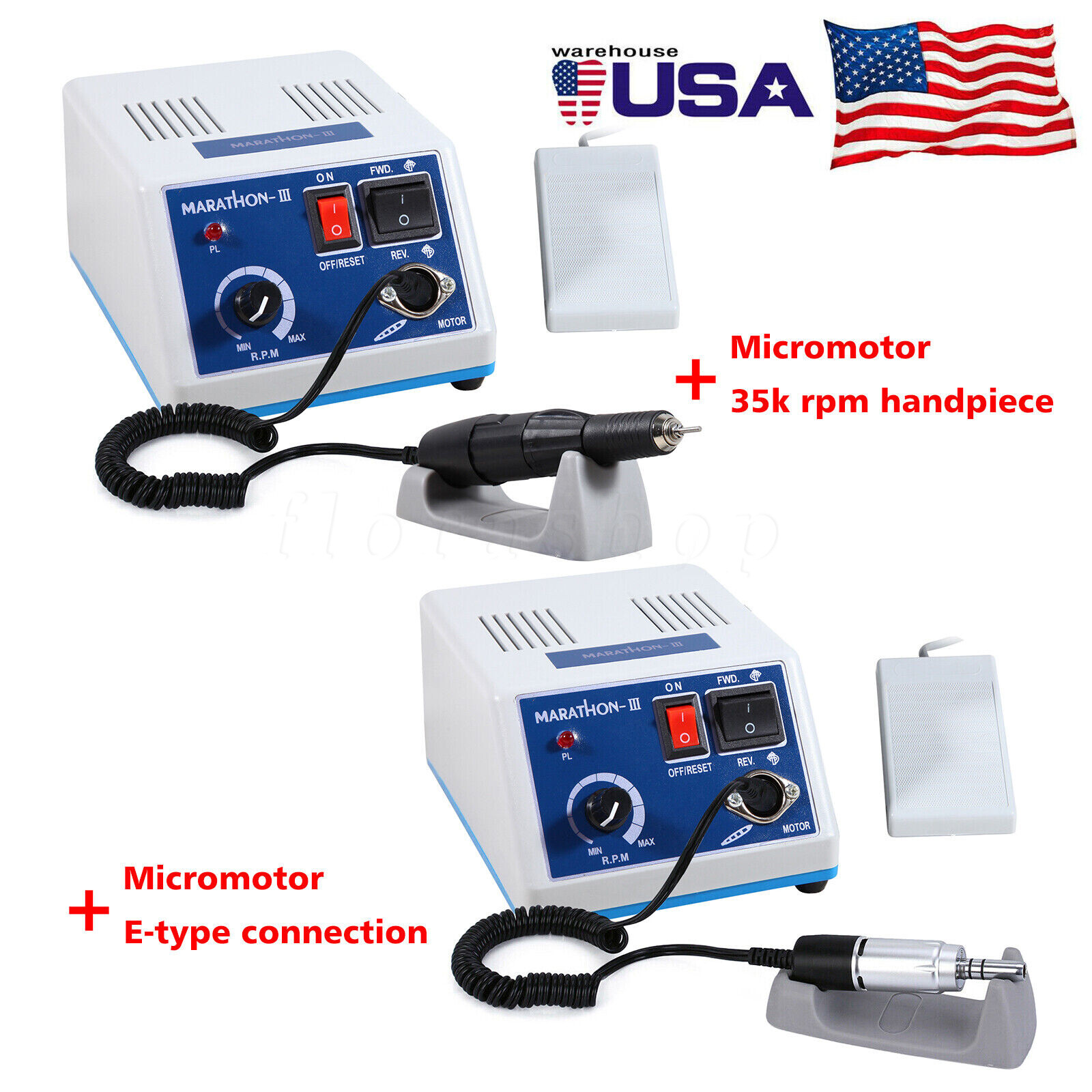 Dental Lab Marathon Electric Micromotor Polishing + 35K rpm Motor