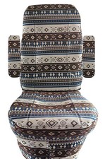 Motorhomerv Captain Chair Tribal Aztec Seat Covers Fits Winnebago Brave 2002 Motorhomerv Captain Chair Tribal Aztec Seat Covers Fits Winnebago Brave 2002