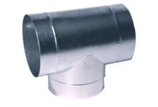 Master Flow 6 in. x 6 in. x 6 in. 26-Gauge Tee