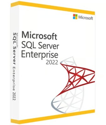 SQL Server 2022 Enterprise 16 Core Unlimited CALs DVD + COA