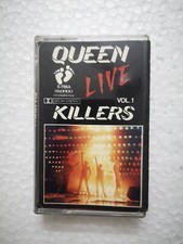 Queen " Killers Live Vol 1 " Malaysia Double Feet Label 1970's Cassette
