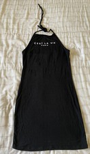 Black Haulter Top Dress - Womens M