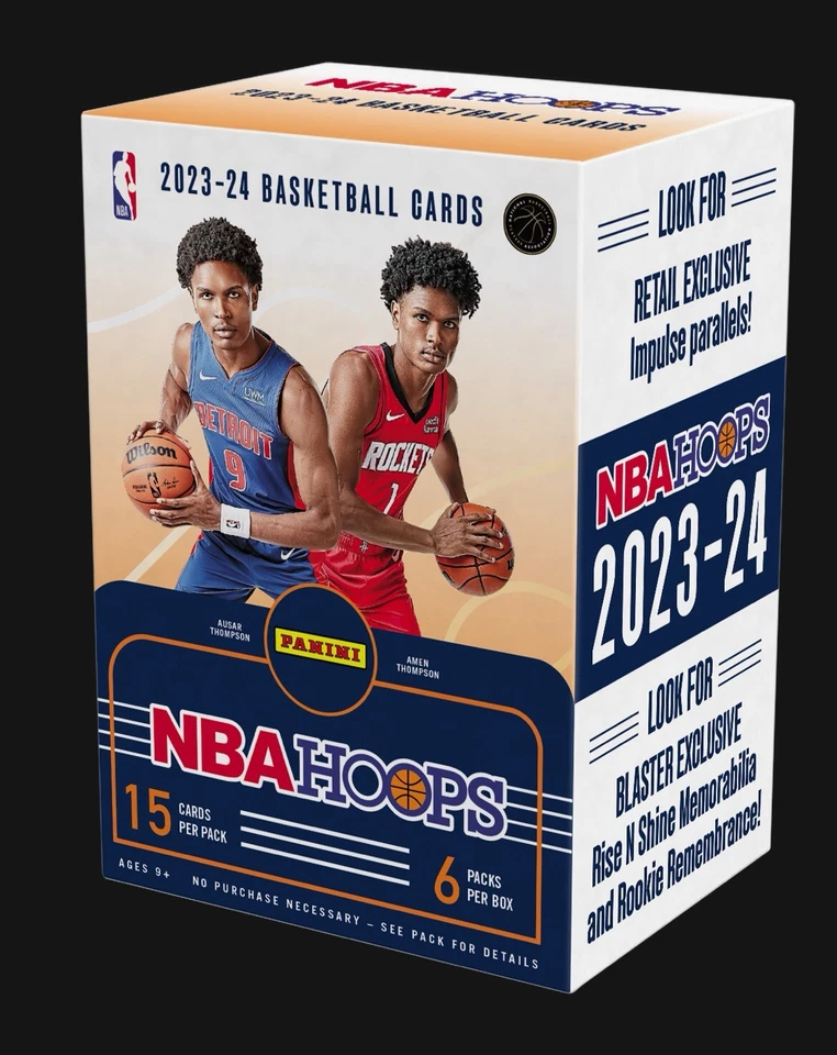 2023-24 Panini NBA Hoops Basketball Blaster Box Factory Sealed!!! FREE SHIPPING!