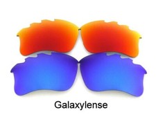 Galaxy Replacement Lenses For Oakley Flak Jacket XLJ Vented Blue/Red Polarized