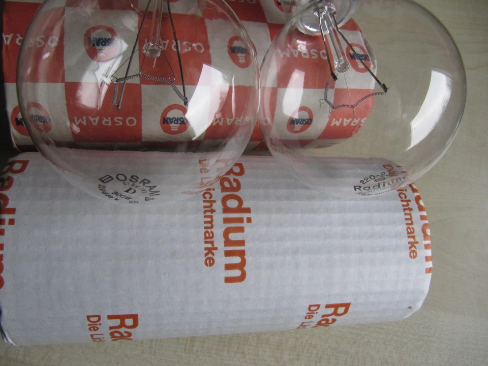 OSRAM / RADIUM E40 300W Glühlampe T f. Poul Henningsen Leuchten 4.600lm dimmbar  - Bild 2 von 4