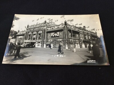 1930 CORN PALACE Mitchell, South Dakota RPPC Real Photo Postcard Not Posted