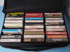 Audio Music Cassette Tape Lot of 28 TREASURE HUNT LOT With Case logic case 1