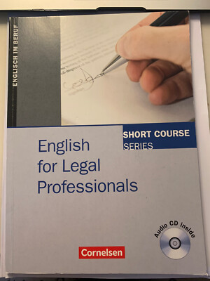English for Legal Professionals short course series Audio CD Cornelsen 