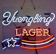20"x16" Yuengling Lager Flag Beer Acrylic Neon Sign Lamp Light Bar Pub Decor