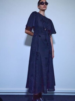 Permanent Vacation Lykke 100% Japanese Cotton Black dress Brand