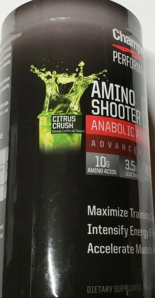 Champion Performance — AMINO Shooter EDGE — CITRUS CRUSH — 30 порций — срок годности 1/2026 - Изображение 3 из 4