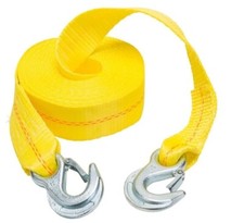 Keeper 25 Ft. X 2 In. Heavy-duty Emergency Tow Strap Steel Hook 5000 Lb