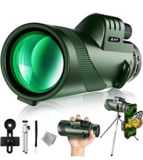 JLHT 40X60 Monocular Telescope High Power Monocular for Adults with Phone Adapte