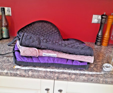 3x Used Saddle Cloth/numnah  Med  Pony/cob. Clean  used Condition 