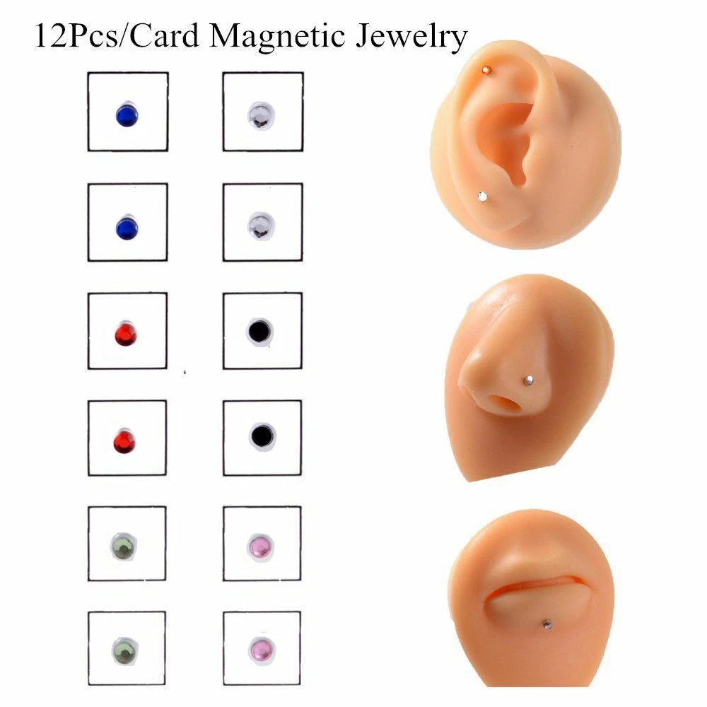 Magnetic labret sale piercing