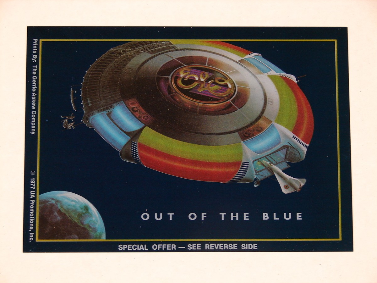 MINTY 1978 ELECTRIC LIGHT ORCHESTRA MYLAR POSTCARD JEFF LYNNE ELO