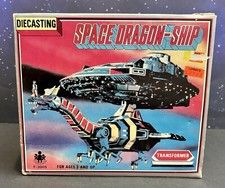 RARE VINTAGE 1980’s Fashion Toys Transformer Space Dragon Ship Diecast Figure