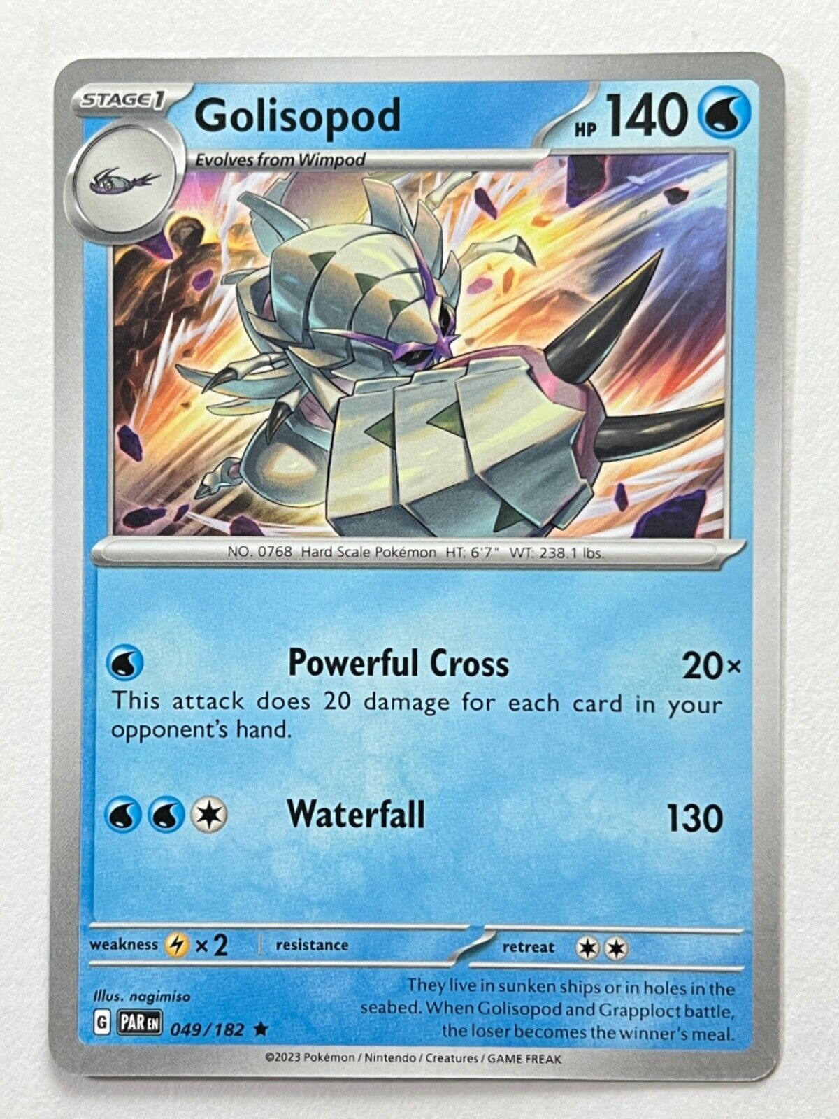 Pokemon Card Japanese - Golisopod 041/SM-P - PROMO HOLO MINT