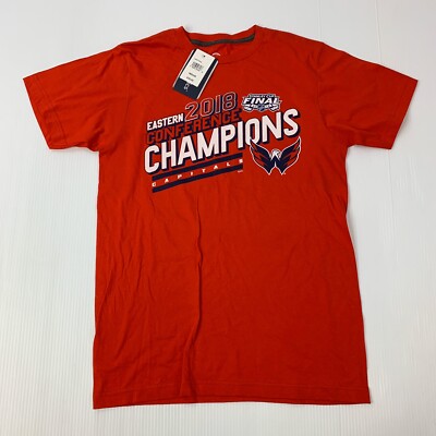 Washington Capitals 2018 Eastern Conference Champs Mens Medium Red T-Shirt