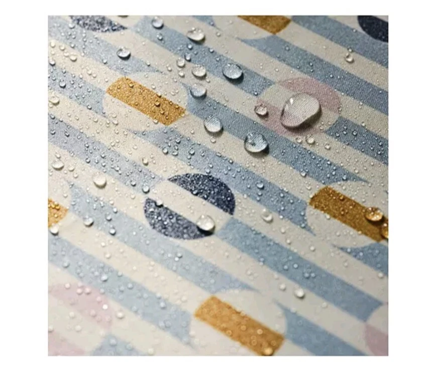 IKEA DAKSJUS Tablecloth, 145x240 cm, Wipeable - Stripe Pattern Blue - Image 3 of 4