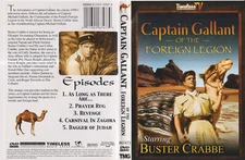 Captain Gallant Of The Foreign Legion - Buster Crabbe W/Case Nice! DVD