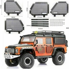 4PCS Metal Window Guard Net for 1/10 TRAXXAS TRX4 RC4WD D90 D110 Defender RC Car