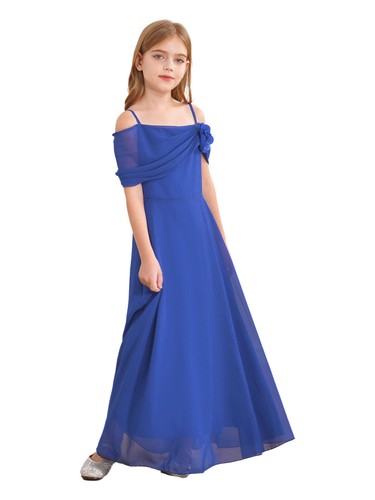 Kids Girls Dress Elegant Ball Gown Formal Costume Prom Dresses Ballroom Suit - Picture 27 of 86