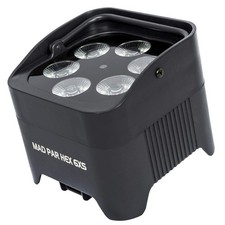 JMAZ Lighting MAD Par HEX 6XS 6 x 12w LED Par Black Open Box
