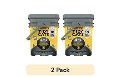 2 pack Purina Tidy Cats 4-In-1 Strength Clumping Cat Litter Floral Scent 35 lb