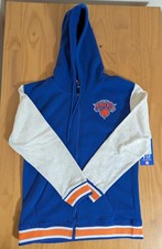 New York Knicks NBA Hoodie Sweatshirt Zip Up Men's Medium M New NWT Ultra Game