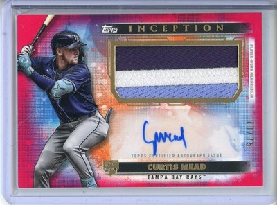 2024 Topps Inception Curtis Mead RC #APC-CME Patch Auto /75