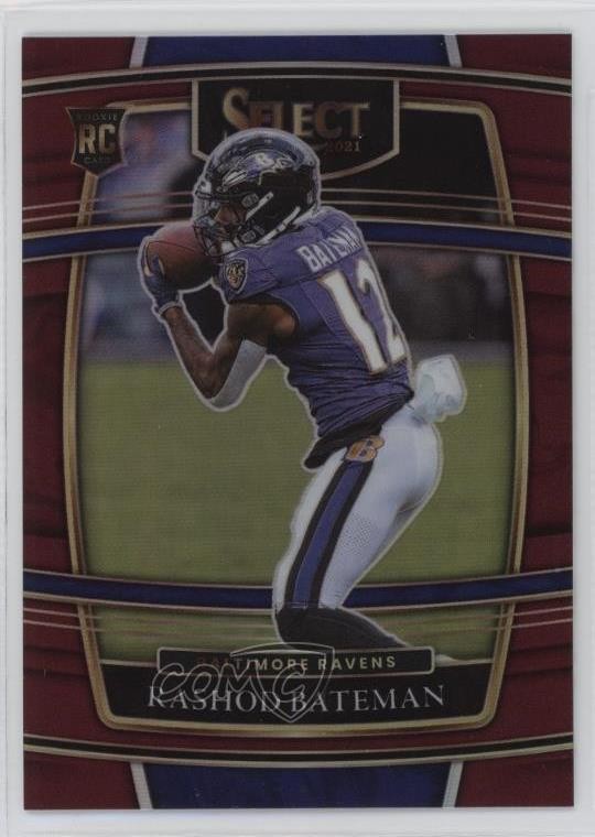 2021 Panini Select Concourse Maroon Prizm 39/149 Rashod Bateman #55 1q0b