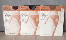 Lace Bikini Panty Stocking Pantyhose Belle Sharmeer Agilon Nylon Small New