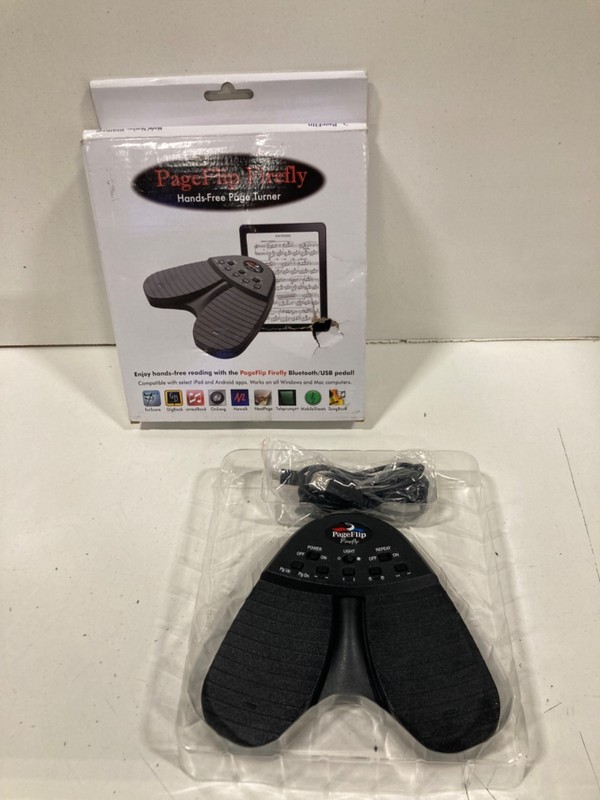 PageFlip Firefly Bluetooth/USB Page Turner Pedal