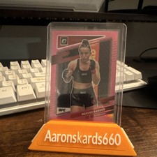 Panini Donruss Optic UFC 2022 Maycee Barber #99 Pink Prizm Serial Numbered /25