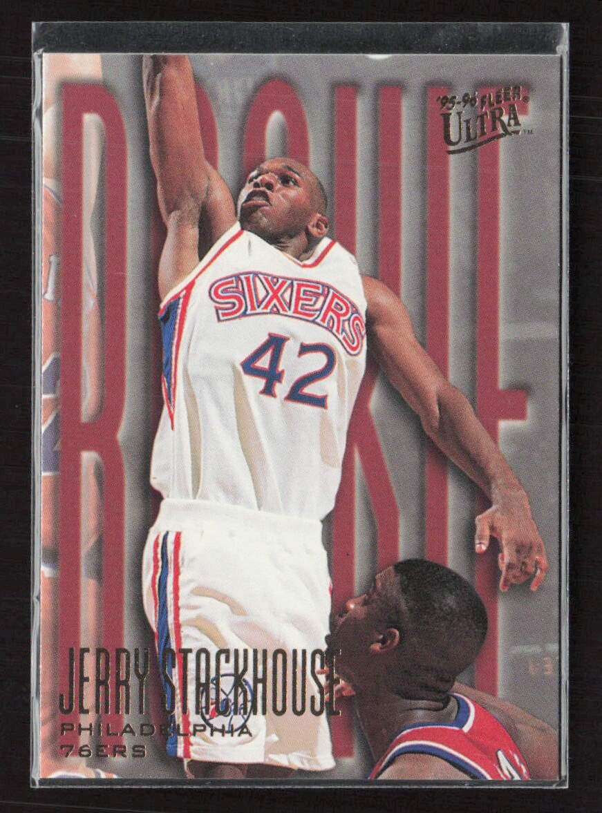 1995-96 Ultra #289 Jerry Stackhouse Philadelphia 76ers RC (R)