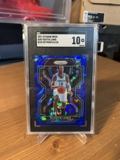 2021-22 Panini Prizm Scottie Lewis Blue Ice Rc Prizm /125 SGC 10 💎 Mint Hornets
