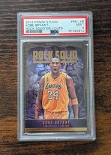 2016-17 Panini Studio - Rock Solid Kobe Bryant #RS-KB PSA 9
