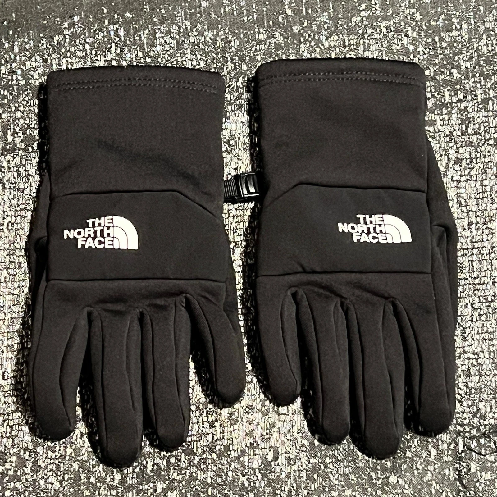 Unisex Kids Medium The North Face Youth Sierra Etip Gloves-Sherpa Lining/black