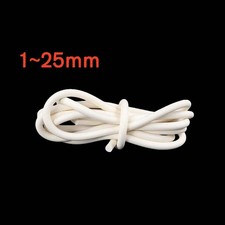 Biały okrągły sznurek 1 ~ 25mm guma mchu sznurek do fug okrągłe sznurki uszczelka guma silikonowa