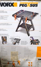 WORX WX051 Pegasus Folding Work Table OPEN BOX NEW