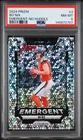 2024 Panini Prizm Emergent Bo Nix #3 No Huddle Prizm PSA 8