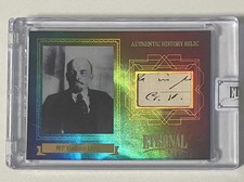 Chairman Vladimir Lenin 2024 Eternal /D 42/75 Handwritten Cut Letter Relic Card