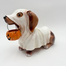 Dachshund Dog Doxie Ghost Costume Halloween D...