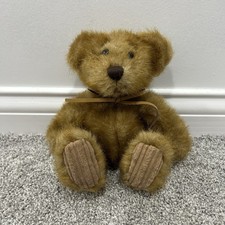 First  Main Minky Brown Teddy Bear Plush Mint Feet Ribbon Bow Item 1402 Stuffed