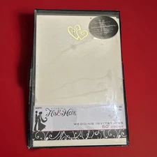 Studio His/Hers 50 Printable Wedding Invitations & 50 Reply Cards-With Envelopes